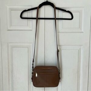 Fossil Brown Leather Crossbody Purse